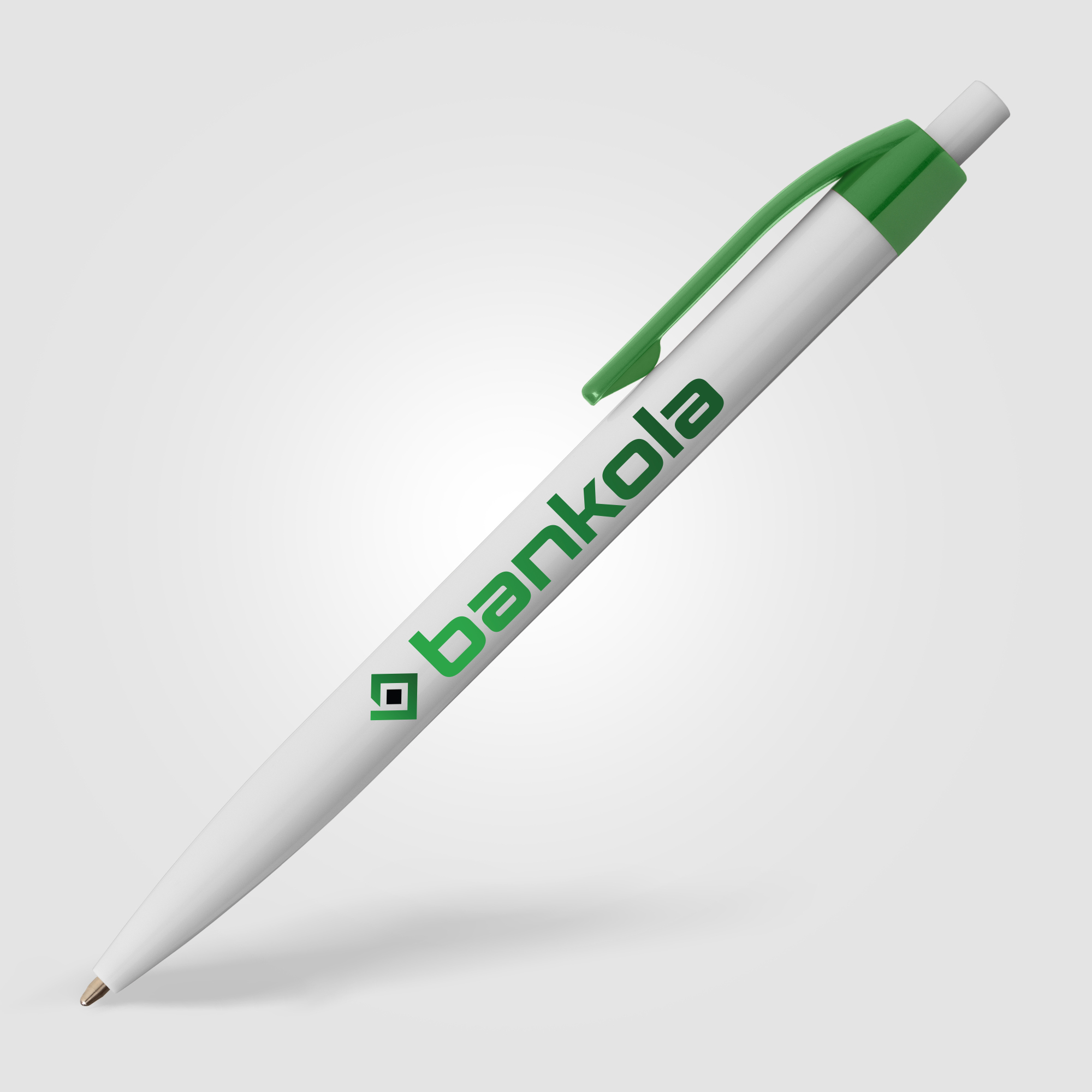 Stylo recyclé personnalisable - ColourFlow Vert 